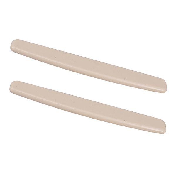 

2pcs beige plastic bridge saddles for acoustic guitar replacement accessory