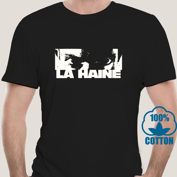 

1861d men t shirt t-shirt la haine white on black tshirts women t-shirt