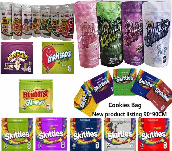 

runtz lightweight zipper errlli sour terp reptile gummy food packaging mylar bag label honey deodorant bag cookie california bag