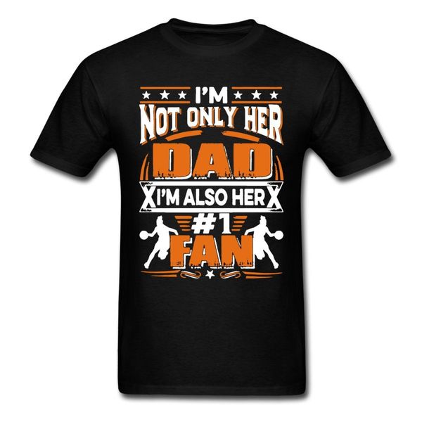 

basketballer dad #1 fan men's t-shirt printing casual t shirt men's tees 2017 short sleeve cotton t shirts man clothing
