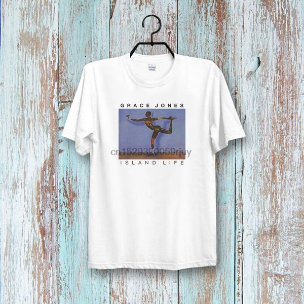 

grace jones tee top vintage мужская женская майка b201