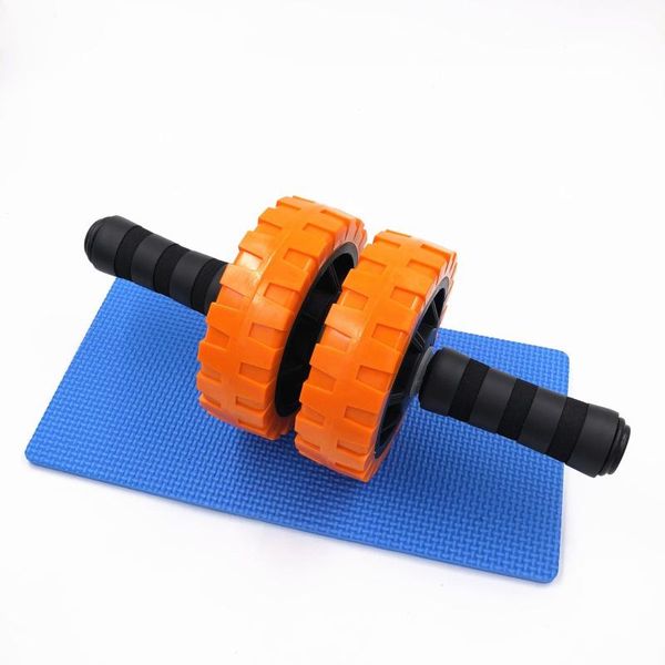 

resistance bands bearing mute double-wheel abdominal wheel solid shaft muscle household indoor and outdoor fitness