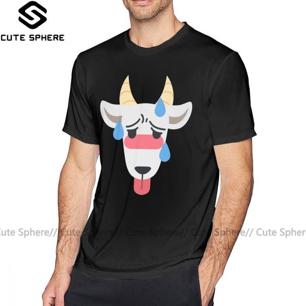 

ahegao t shirt ahegao white goat t-shirt 100 cotton male tee shirt print casual short-sleeve plus size awesome tshirt