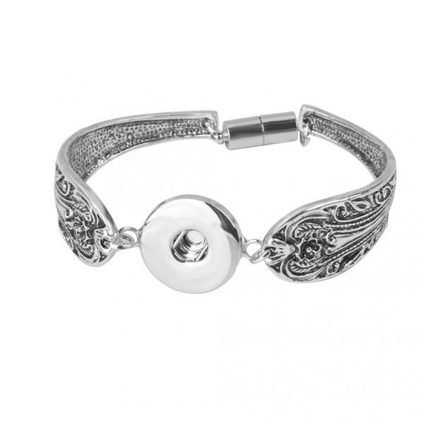 

2 pcs charm drill snap-it for charms button handmade bangle, Golden;silver