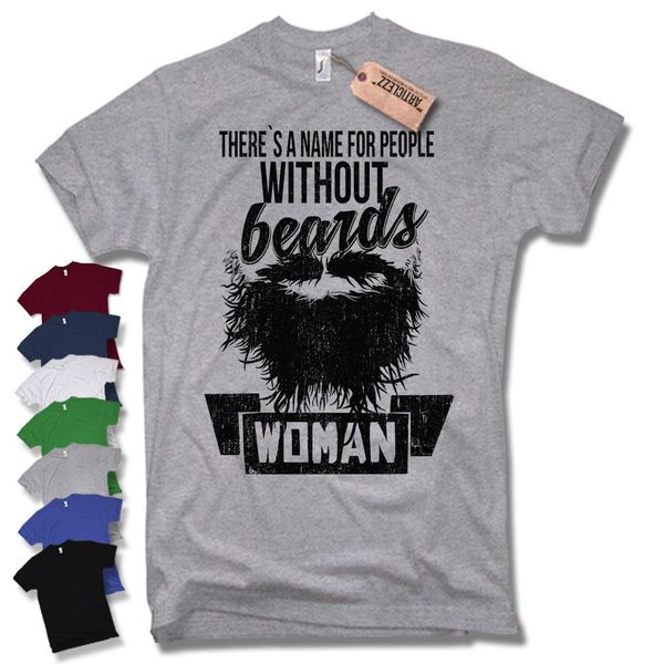 

2020 fashion t-shirt there s a name for people without beards man- fun retro s-xxl tee shirt