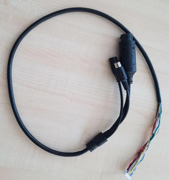 

network surveillance cameras poe splitter cable with audio function