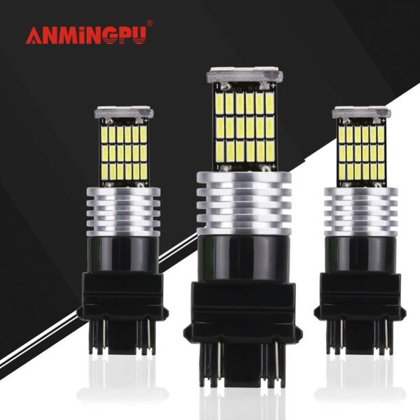 

anmingpu 2x signal lamp t25 led bulb 3156 3157 led canbus p27w p27/7w car bulb t20 7440 w21w w21/5w 7443 turn signal light
