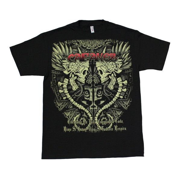 

caifanes mens t shirt colorful graphic skull