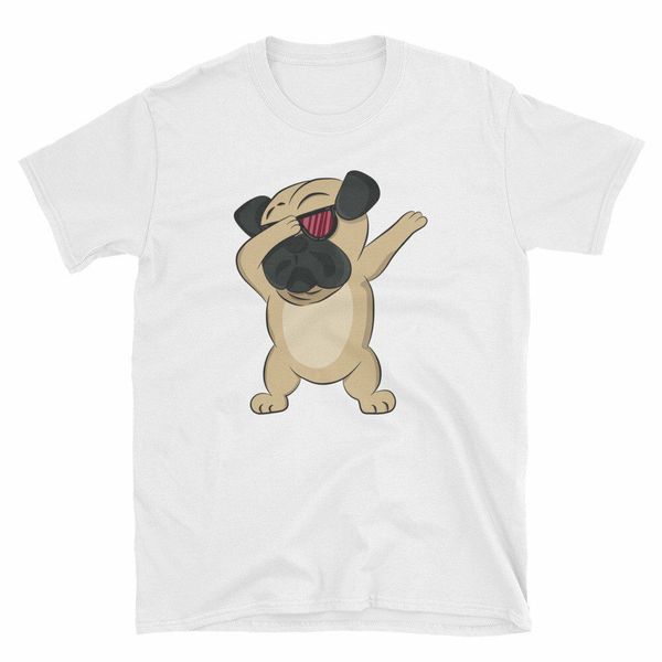 

2019 fashion funny dabbing pug dab dog shirt gift idea men women kids t-shirt tees