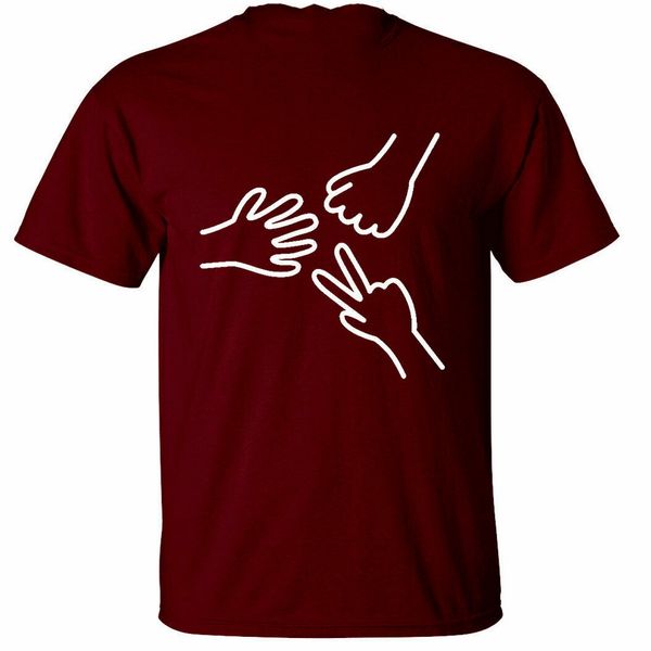 

mens rock paper scissors футболка game graphic юмор урожай graphic tee shirt