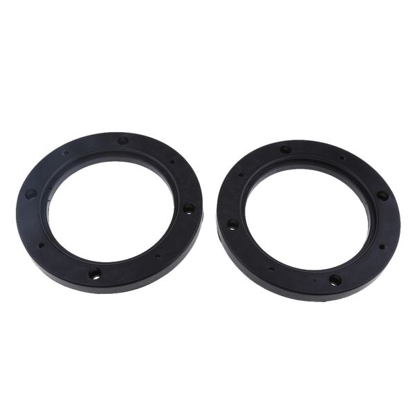 

2pcs universal black 4inch car stereo audio speaker mounting spacer rings adaptor
