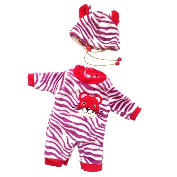 

лев печати romper комбинезон носки hat набор для 50см reborn baby girl doll