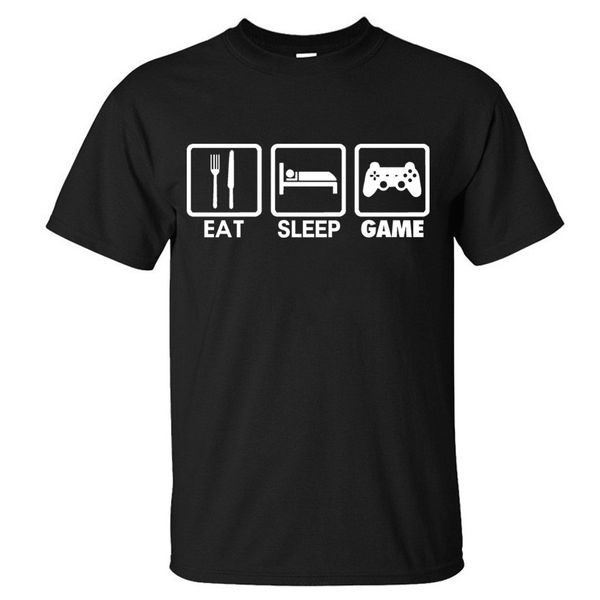 

new fashion eat sleep game xbox gamer funny t-shirt men humor casual printed college mens short sleeve t shirt tshirt