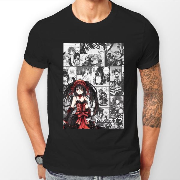

date a live kurumi tokisaki manga striscia anime tshirt t shirt maglietta tutte