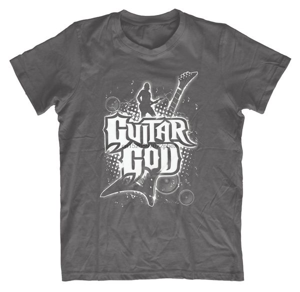 

adults funny t-shirt fathers day christmas present birthday gift - guitar god rock music men t shirt