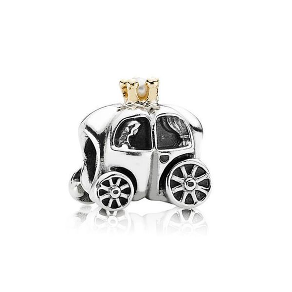 

new 100% 925 sterling silver 1:1 authentic 790598p royal carriage charm bracelet original women jewelry, Black