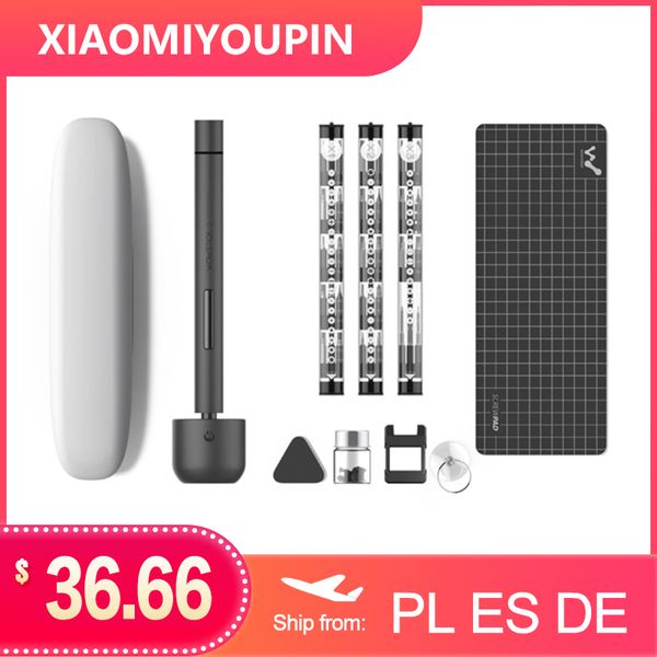 

xiaomi wowstick 1f pro mini electric screw driver rechargeable cordless power screw driver kit with led light lithium battery