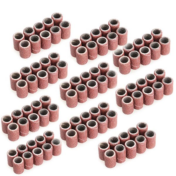 

100pcs sanding band drill file machine bits ring for nail art wh998
