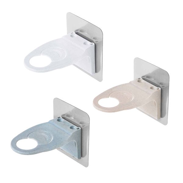 

3pcs wall mounted sticky shampoo hook shower soap bottle hanging holder