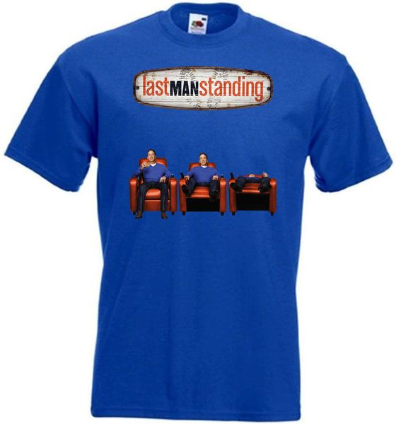 

last man standing v.3 movie poster t shirt blue all sizes s-3xl summer short sleeves t-shirt fashion