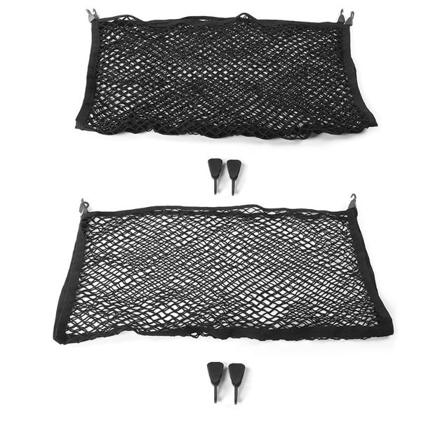 

stowing tidying universal car rear truck storage bag cargo net pickup suv fit for nylon black automobiles