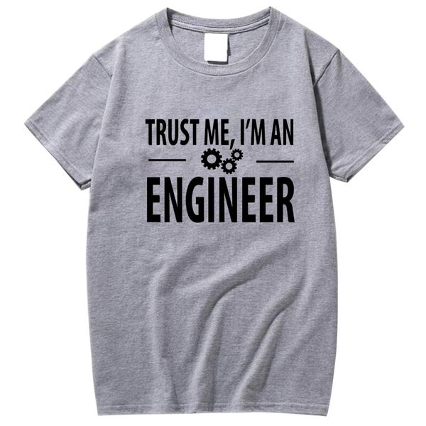 

100% cotton men t-shirts trust me, i am an engineer t shirts o-neck cool tees funny streetwear brand clothing t shirt top