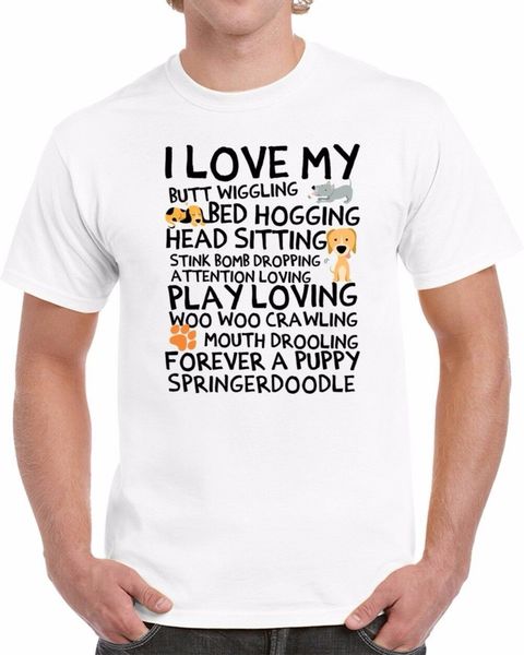 

i love my dog breed funny custom family pet lover t-shirt