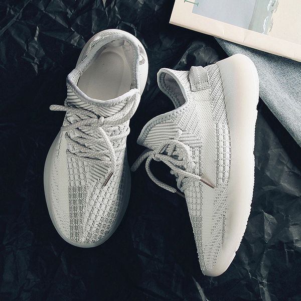 

jelly bottom dad shoes womens 2020 summer new net red coconut sneakers womens all-match breathable flying woven womens shoes, Black