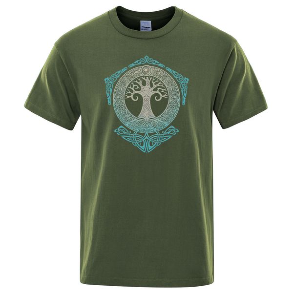 

sport yggdrasil t shirt world tree men fashion pattern tee 2019 summer cotton t-shirt odin aesir nordic mythology men's tshirt