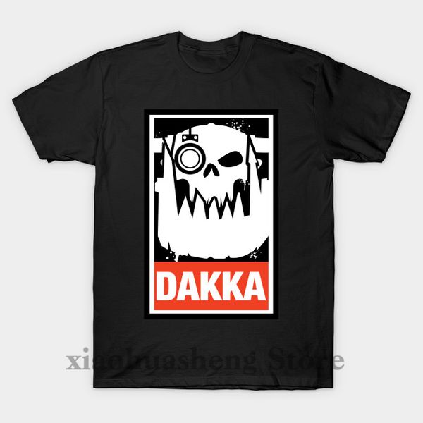 

funny printed men t shirt o-neck tshirts orks dakka tablewargaming and miniatures addict women cotton t-shirt