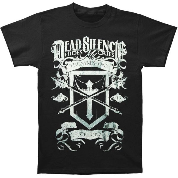 

dead silence hides my cries shield t-shirt
