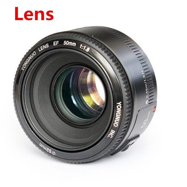 

yongnuo yn50mm f1.8 lens large aperture auto focus lens for canon ef mount eos camera