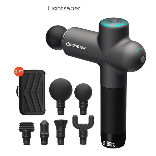 

booster massage gun electric neck massager smart hit fascia gun for body massage relaxation fitness muscle pain relief