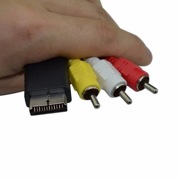 

audio video av cable to rca for playstation for sony full needle
