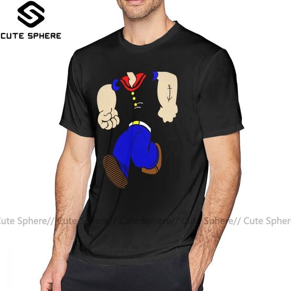 

popeye t shirt sailor t-shirt short sleeve 100 cotton tee shirt basic funny printed male plus size tshirt