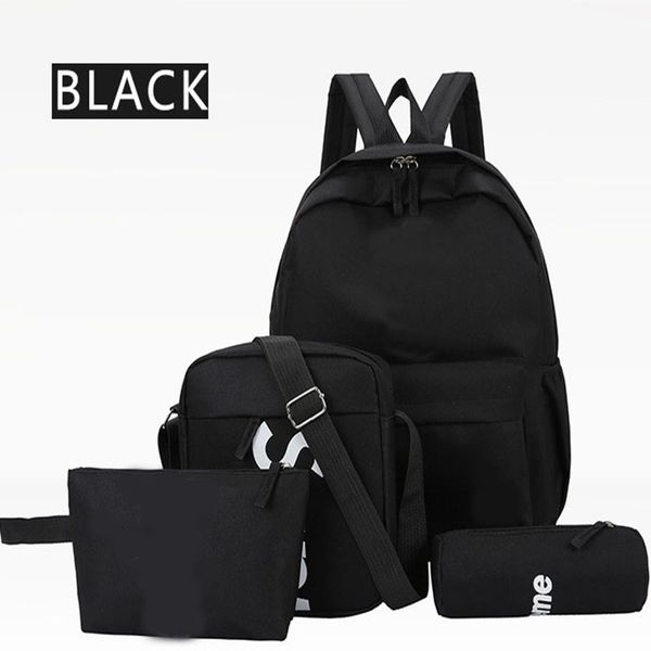 

men's and women's backpack female korean version of the new college wind backpack campus leisure wild high school student bag sell