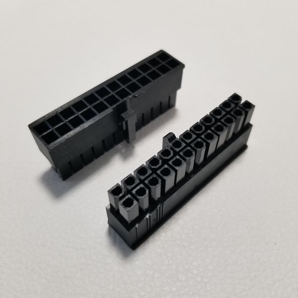 

10pcs/lot 24pin module atx graphics card shell power cable adapter jack plug for pc cable miner btc diy