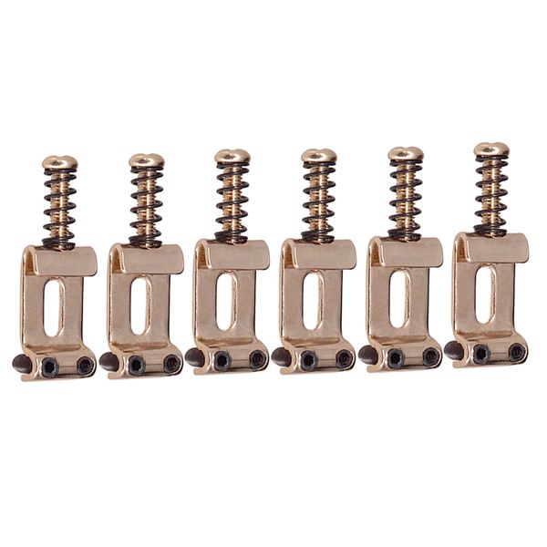 

6pcs electric guitar saddles string fits locking tremolo trem bridge