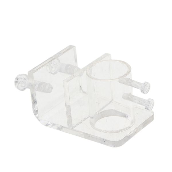 

acrylic fish tank water hose holder water tube fixed clip clamp single/dual hole