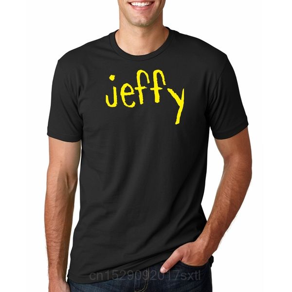 

2019 new summer fashion 100% cotton casual tshirt jeffy sml yellow t-shirt funny cool fashion for summer wear