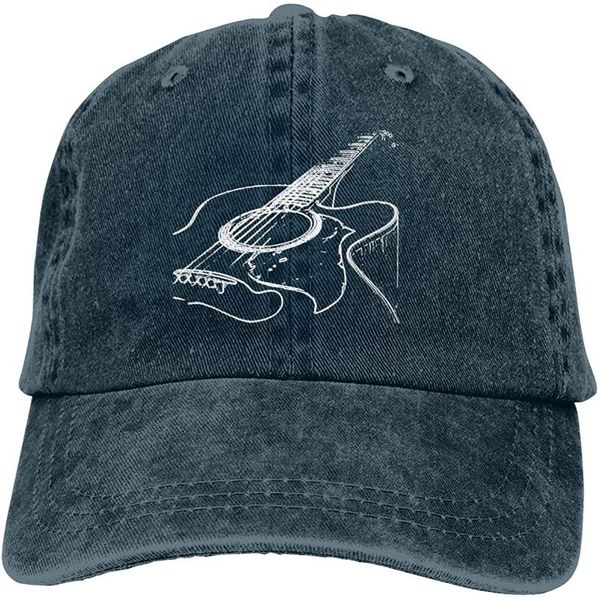 

guitar player soft casquette cap vintage adjustable baseball caps, Blue;gray