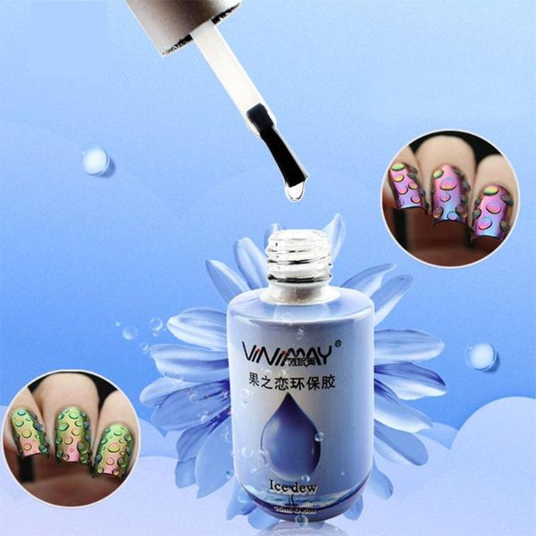 

nail gel fashion water droplets polish magic smudge bubble diy varnish manicure decoration art accessories, Red;pink
