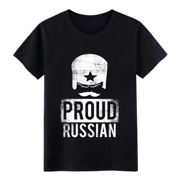 

proud russian p eople moskau star hat cccp rossia t shirt character 100% cotton size s-3xl vintage fit casual summer style shirt