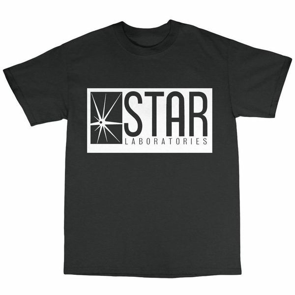 

star laboratories t-shirt 100% cotton s.t.a.r. labs rampage the flash men's summer 2019 fashion cotton t shirt