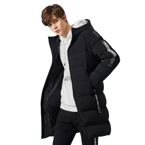

Russian winter down jacket men brand clothing Long warm Thick 80% Grey duck down coat Male Witner Jackets For Man