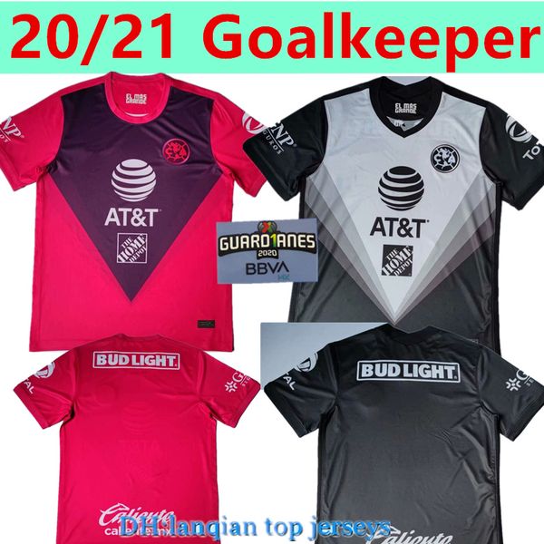 

goalkeeper 20 21 mexico club america g.rodriguez o.peralta soccer jersey 2020 2021 america goalkeeper r.martinez p.aguilar football jersey, Black;yellow