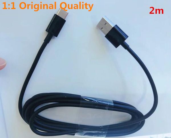 

type c usb fast charging cable black 2m/6ft data sync charge charging for samsung galaxy s8 s9 a5 a7 htc huawei