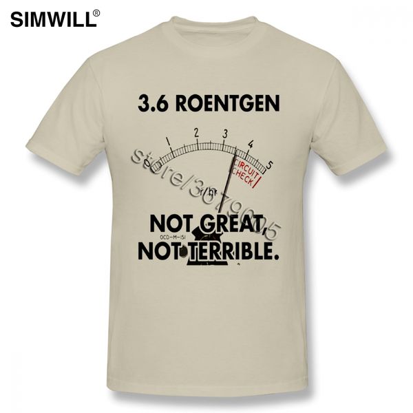 

trendy 36 roentgen not great not terrible shirts men's o-neck short sleeved cotton tee family large size apparel gift idea