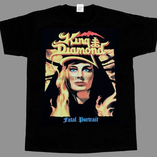 

король ddiamond fatal portrait86 новый черный короткий рукав футболки