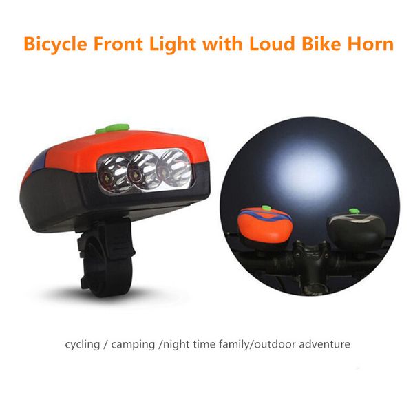 

bike light with bell and horn combo 2in1 set design bicycle front light for night riding cycling camping outdoor use